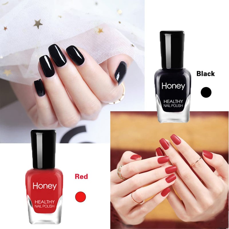 Tophany Non Toxic, Easy Peel Off Fast Dry Nail Polish Set for Pack, Eco Friendly and Organic Water Based Nail Polish for Women and Teens(10 Bottles) - Image 5